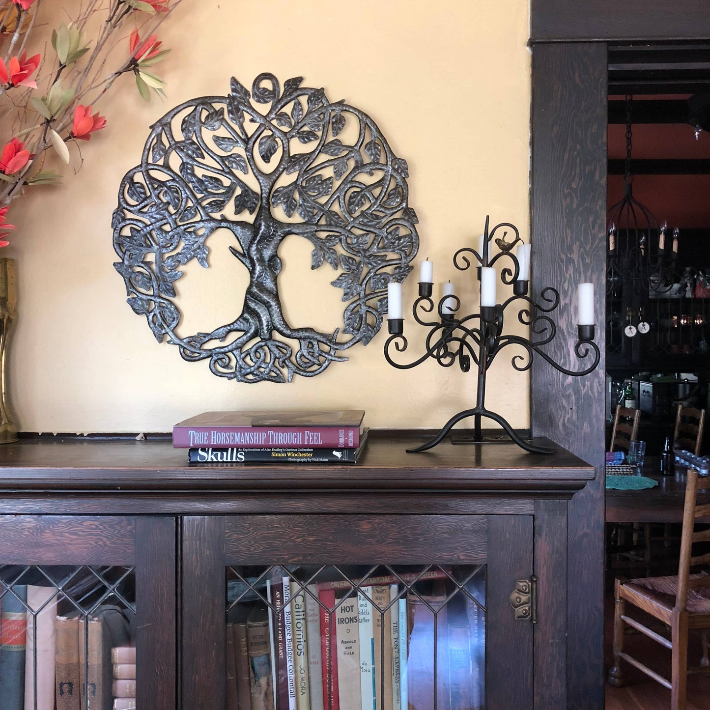 Celtic Tree of Life, Haitian Metal Wall Hanging Art: 17 Inch - Pluff Mud Mercantile