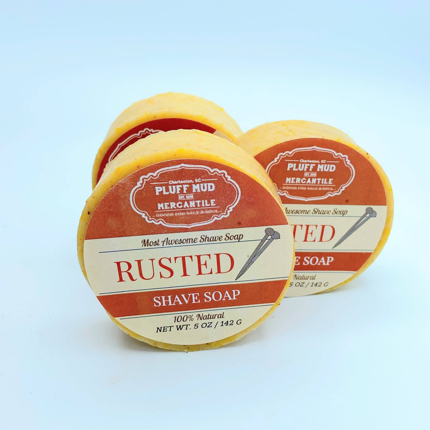 5 oz Rusted Handcrafted Shave Soap