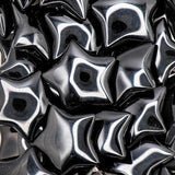 Obsidian Carved Moon & Star Stone - Pluff Mud Mercantile