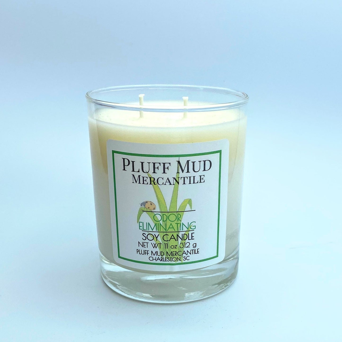 Odor Eliminating Essential Oil Blend Hand Poured Soy Candle - Pluff Mud Mercantile