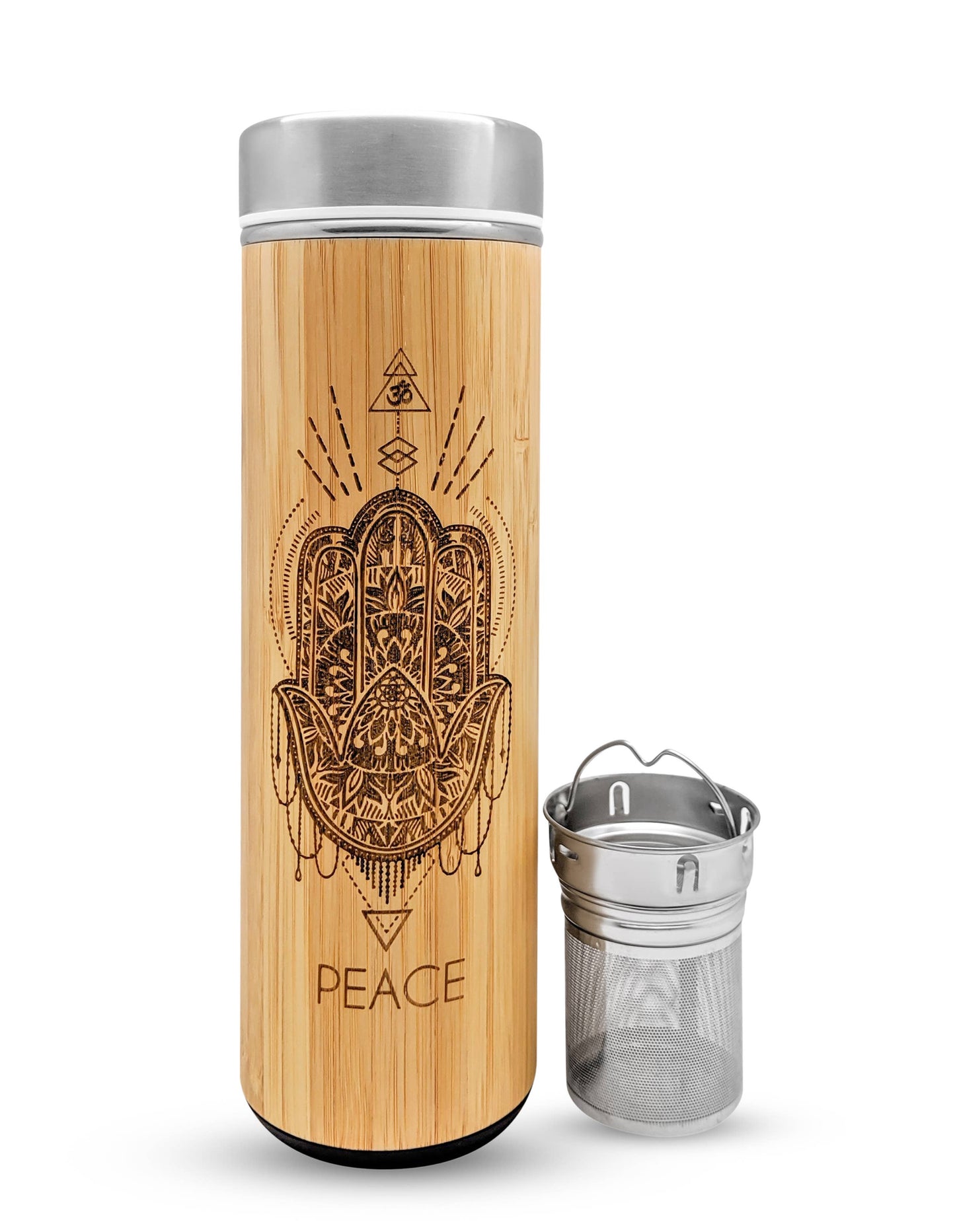 17.9oz Bamboo Tumbler - Peace