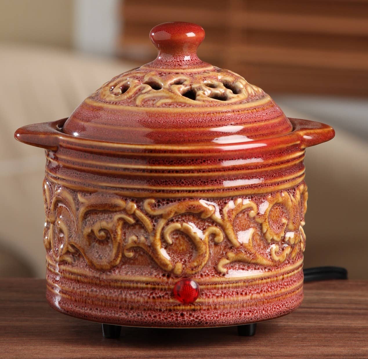 Hosley® ELECTRIC FRAGRANCE WARMER - RED 5IN H - 2 pcs