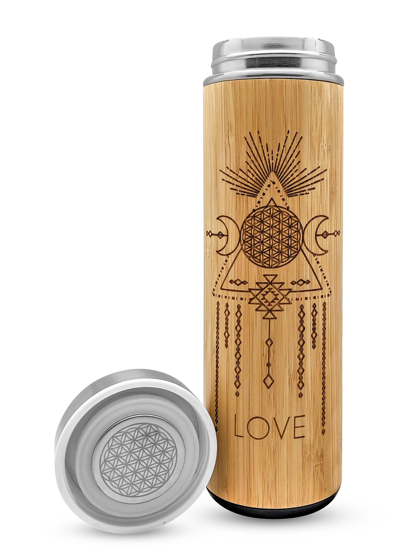 17.9oz Bamboo Tumbler - Love