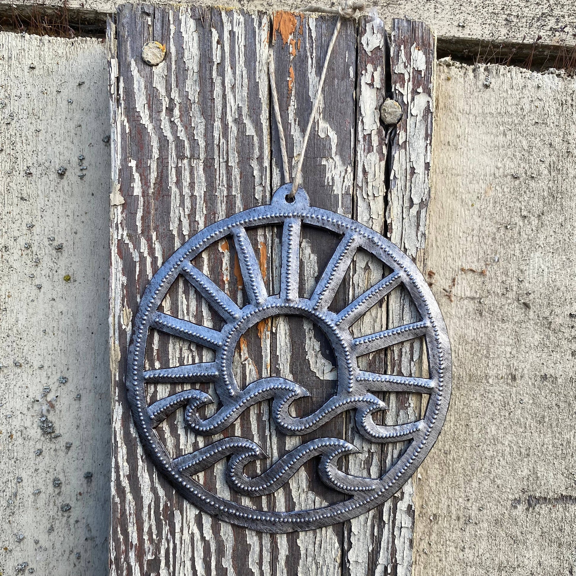 Surf, Sun and Waves,  Beach Theme Ornament 4"x4" $5.00 ea. - Pluff Mud Mercantile