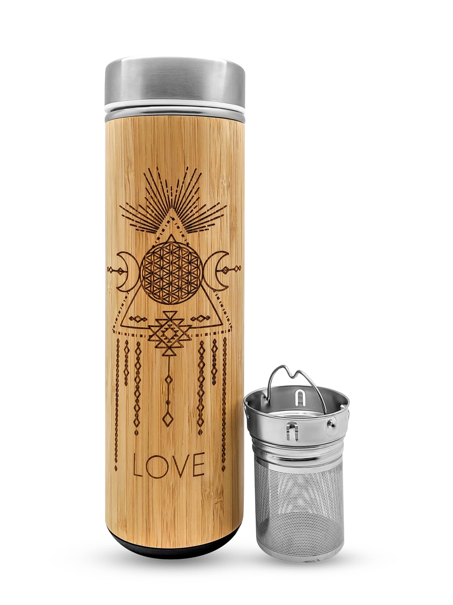 17.9oz Bamboo Tumbler - Love