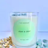 I am balanced - Aura & Light Crystal Candle - Pluff Mud Mercantile