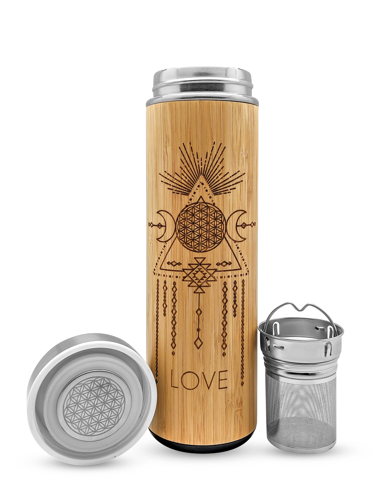 17.9oz Bamboo Tumbler - Love