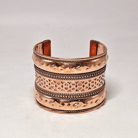Chunky Copper Cuff Bracelet