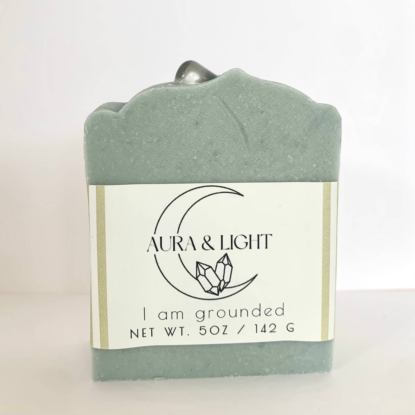 I am grounded - Aura & Light Crystal Soap - Pluff Mud Mercantile