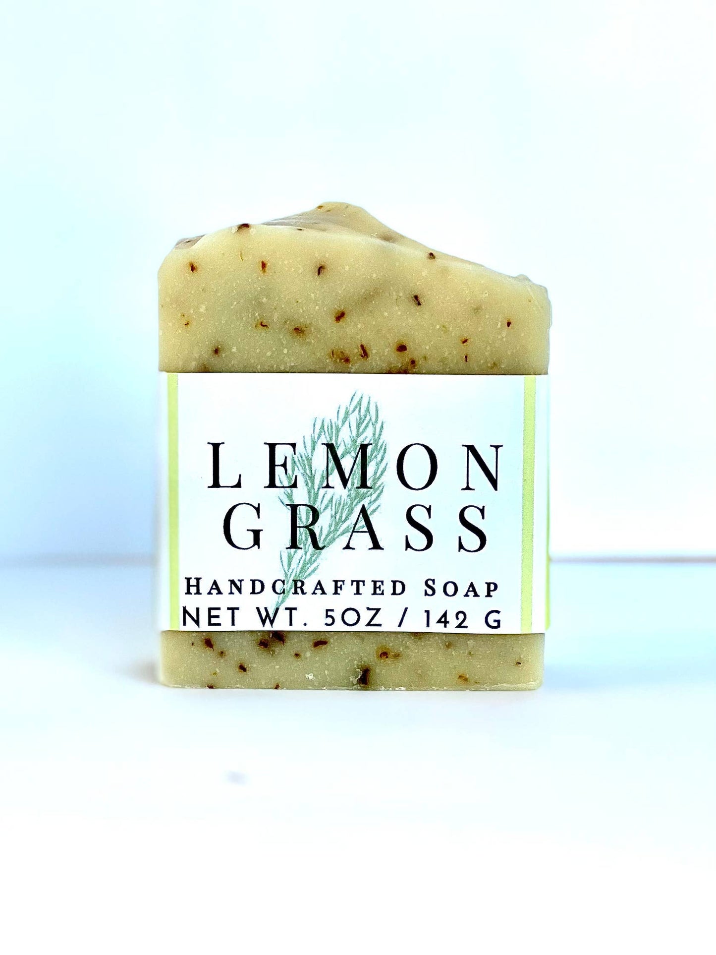5 oz Lemongrass Handcrafted Soap - Pluff Mud Mercantile