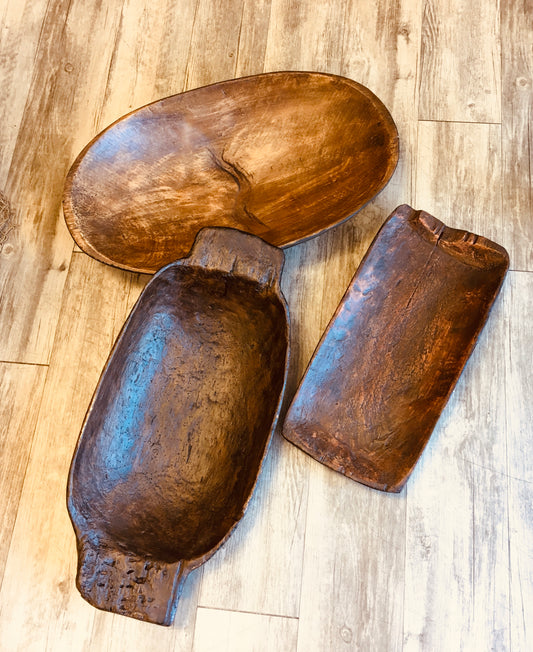 Distressed Dough Bowls - Pluff Mud Mercantile