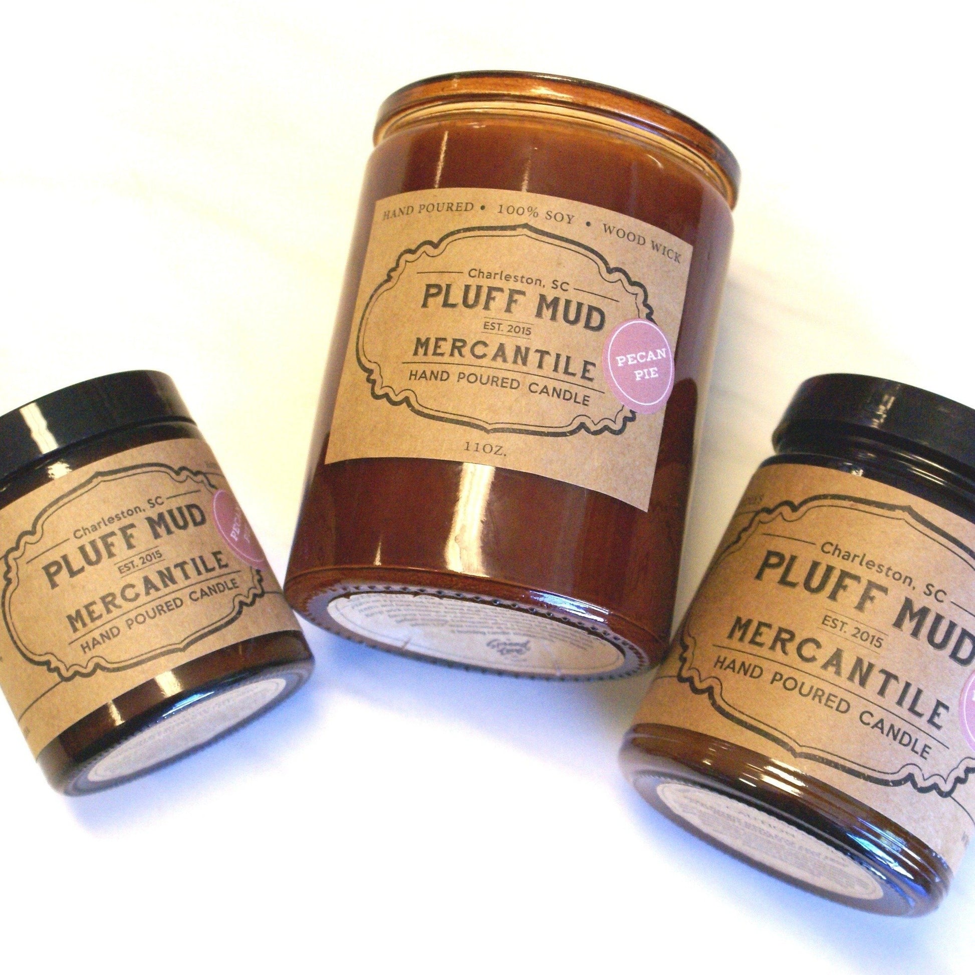 "Peony" Hand Poured Soy Candle - Pluff Mud Mercantile