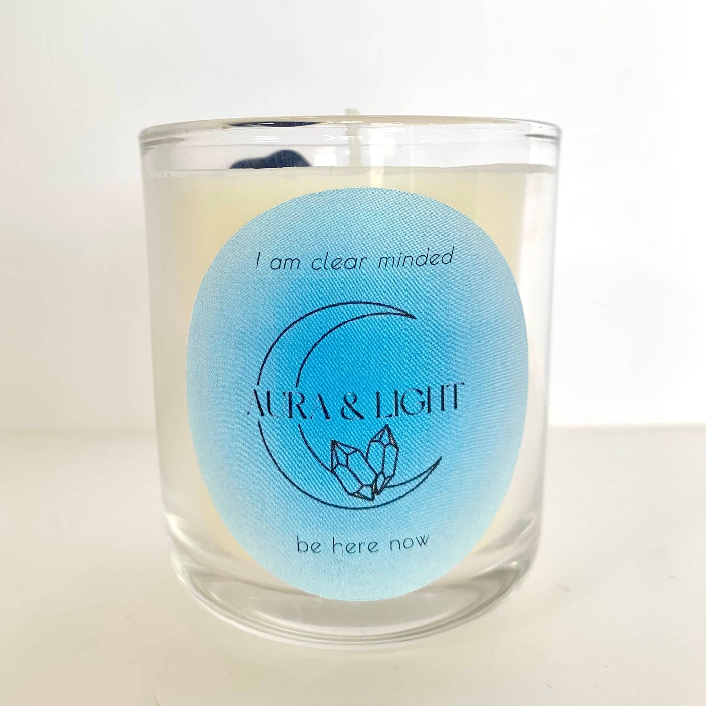 I am clear minded - Aura & Light Crystal Candle - Pluff Mud Mercantile