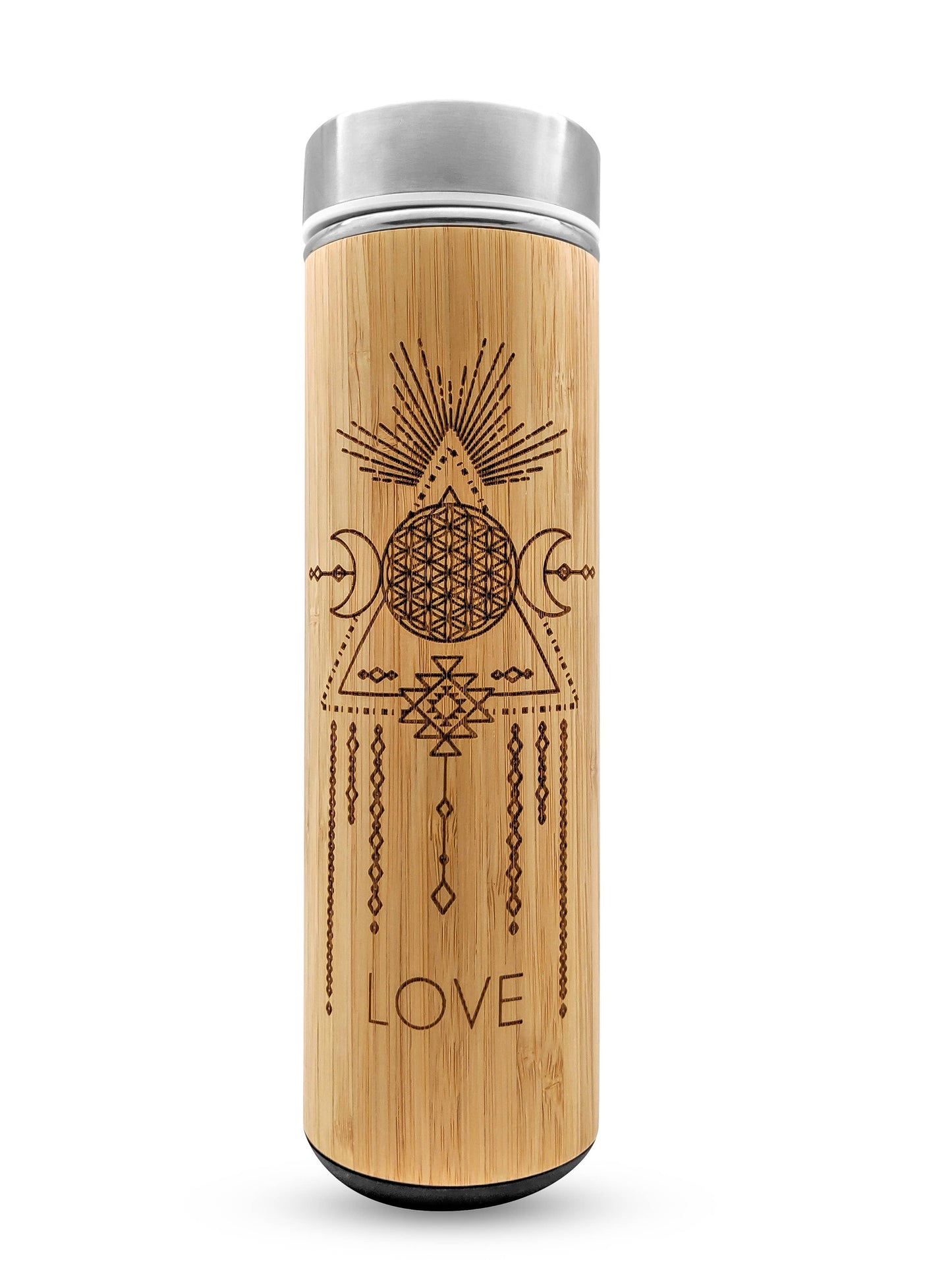 17.9oz Bamboo Tumbler - Love