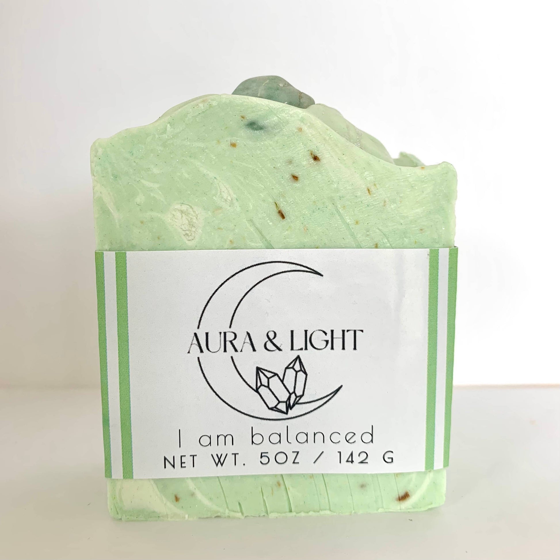 I am balanced - Aura & Light Crystal Soap - Pluff Mud Mercantile
