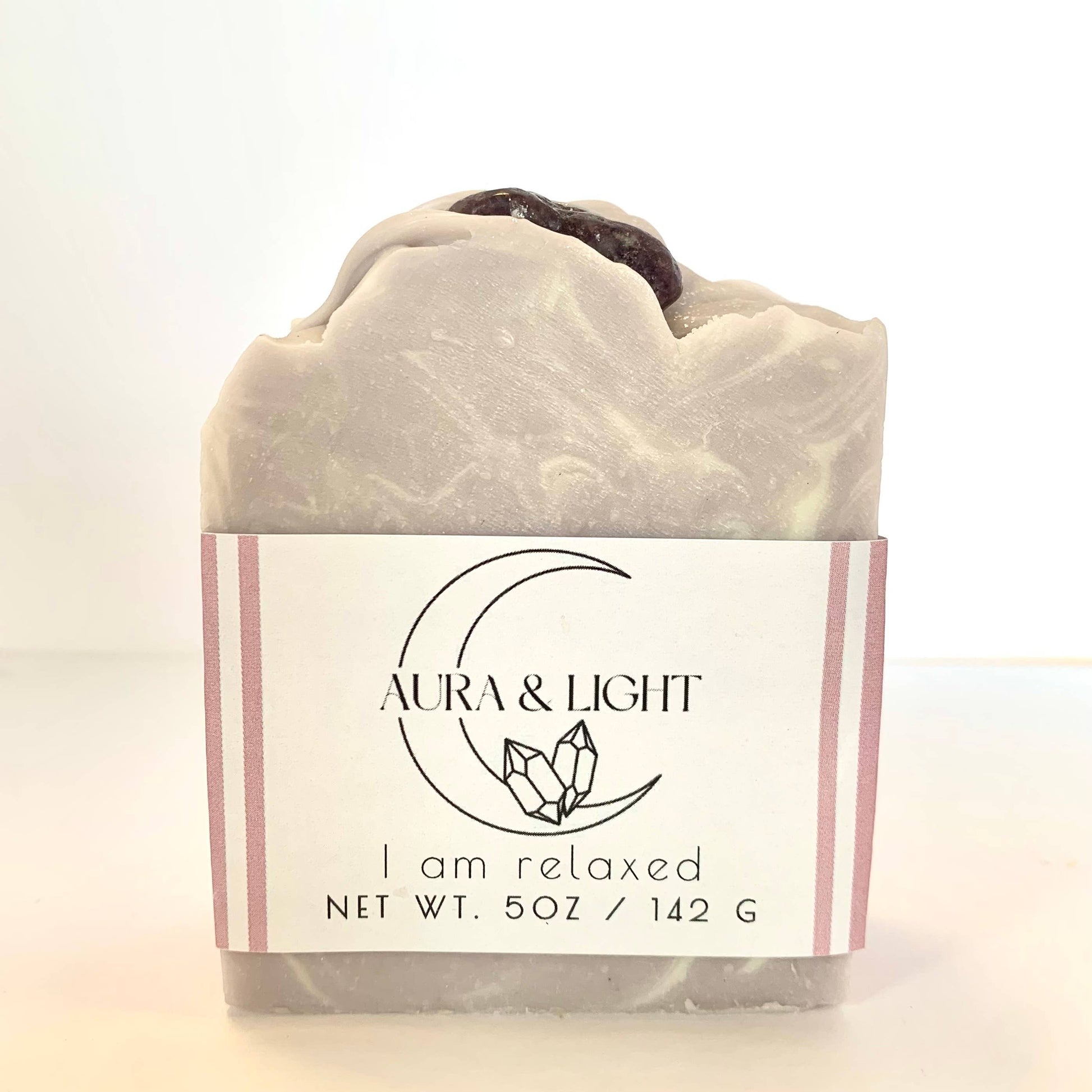 I am relaxed - Aura & Light Crystal Soap - Pluff Mud Mercantile