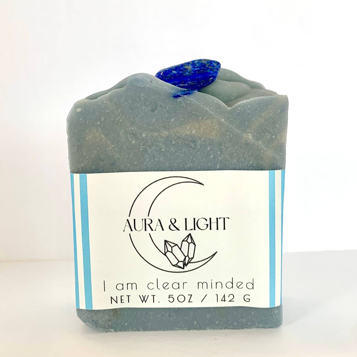 I am clear minded - Aura & Light Crystal Soap - Pluff Mud Mercantile