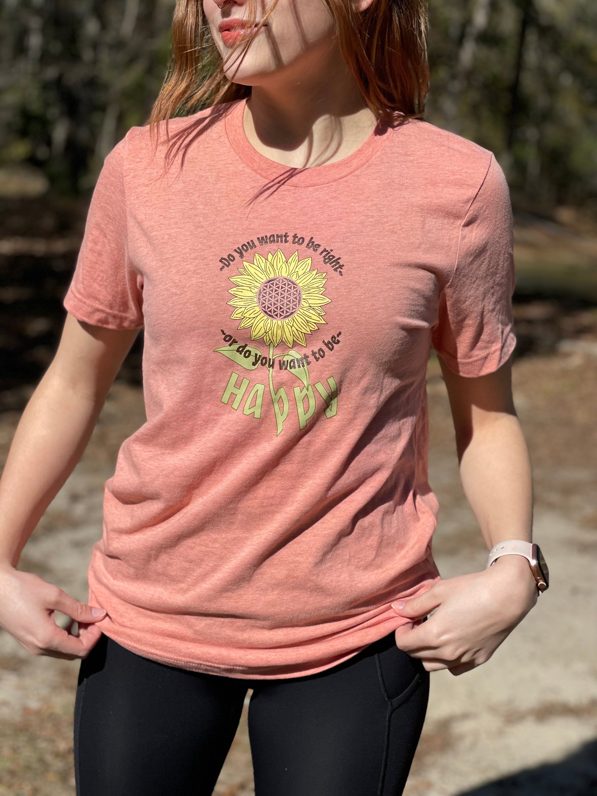 Happy Sunflower T Shirt - Pluff Mud Mercantile