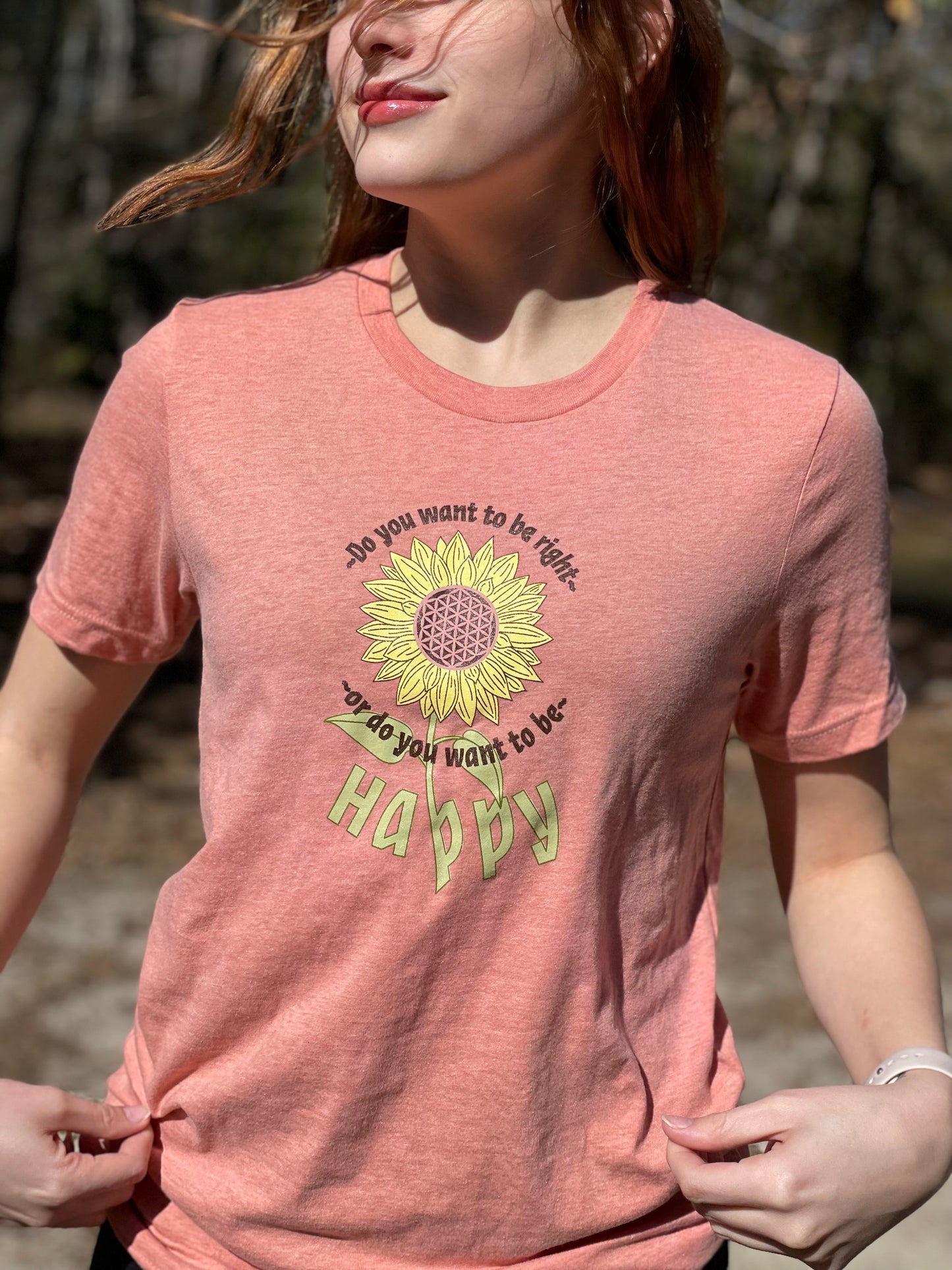 Happy Sunflower T Shirt - Pluff Mud Mercantile