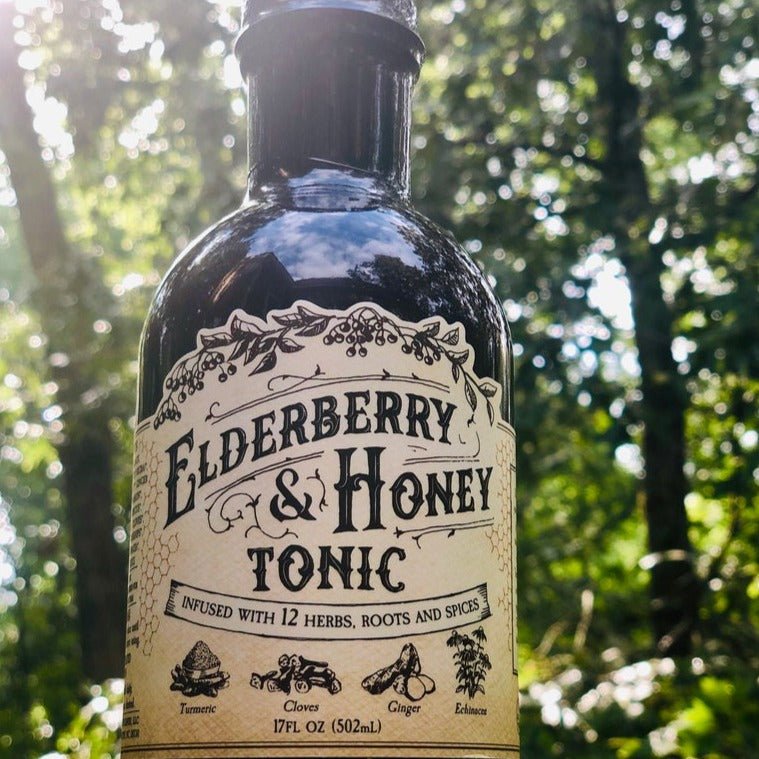 Organic Elderberry Honey Tonic by Roots and Leaves - Pluff Mud Mercantile