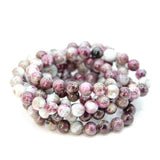 Pink Tourmaline Crystal Bracelet - Pluff Mud Mercantile