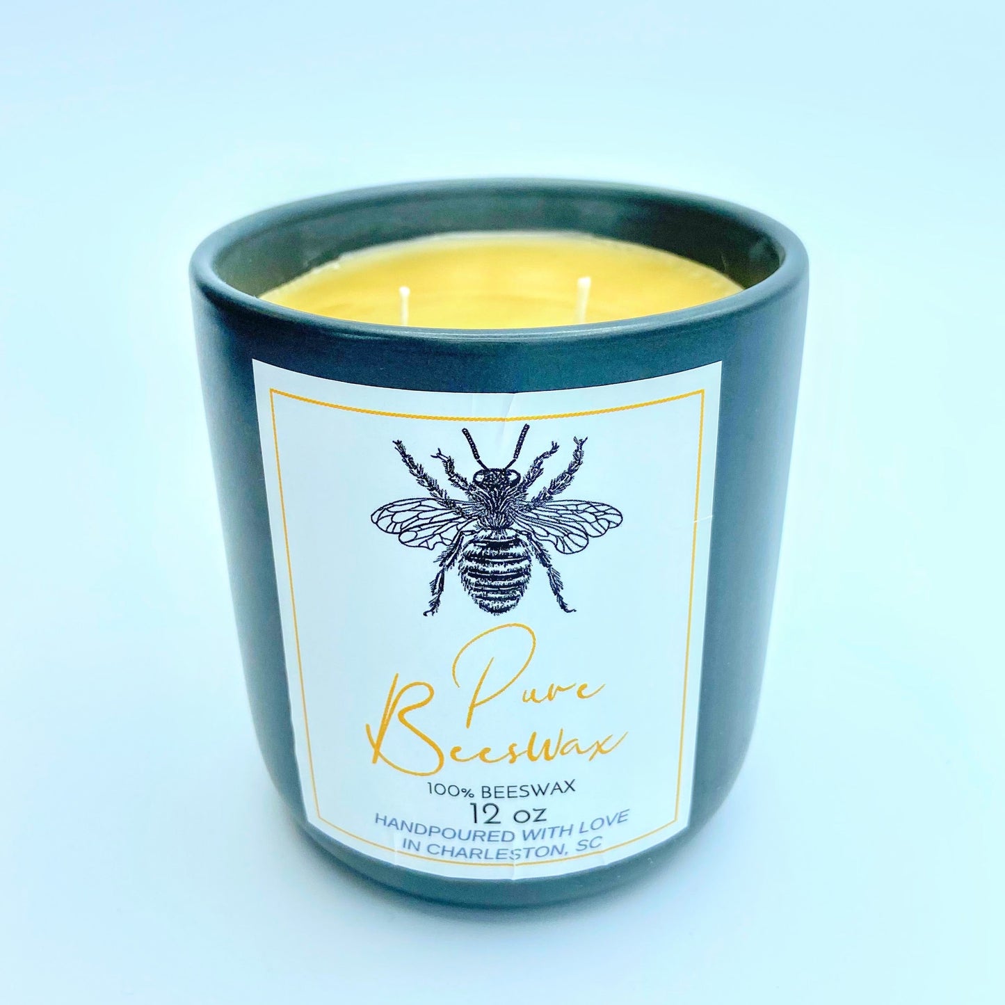 "Pure Beeswax" Hand Poured Soy Candle - Pluff Mud Mercantile