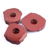 Red Jasper Slab Candle Holder - Pluff Mud Mercantile