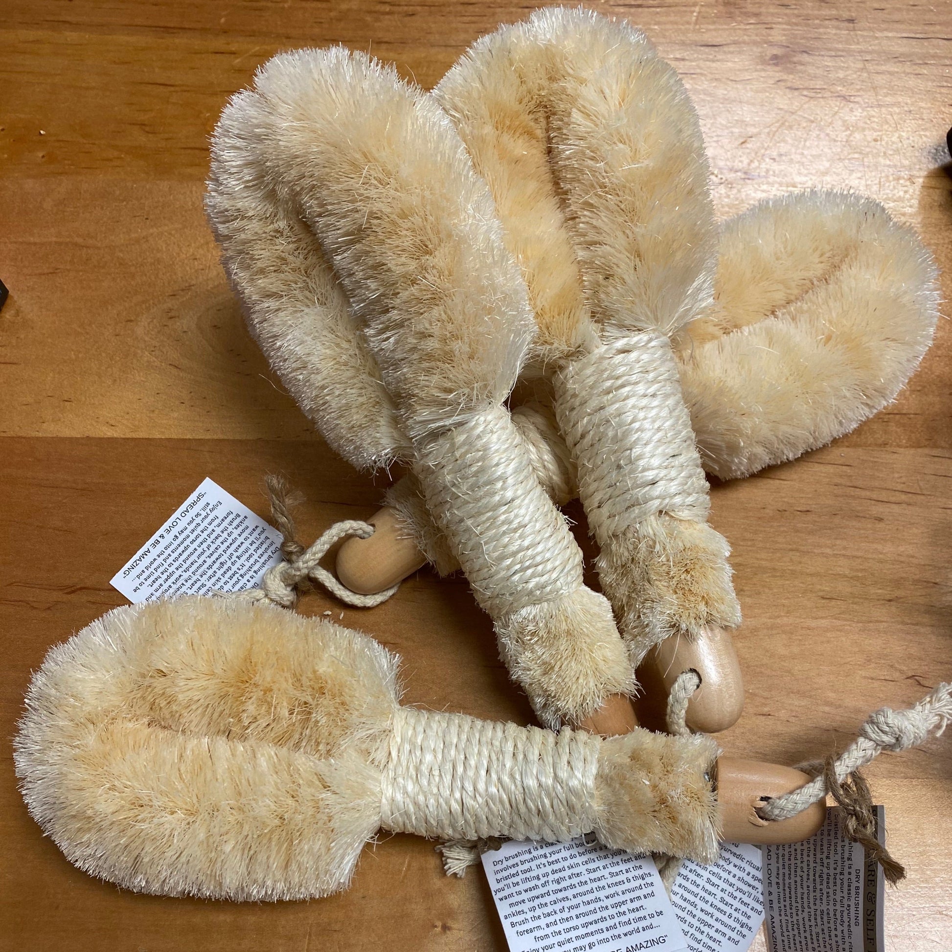 Sisal Dry Body Brush - Pluff Mud Mercantile