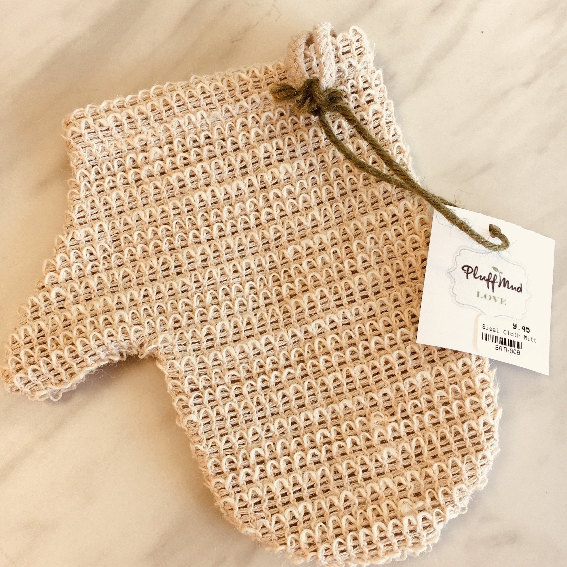 Sisal Exfoliating Wash Mitt - Pluff Mud Mercantile